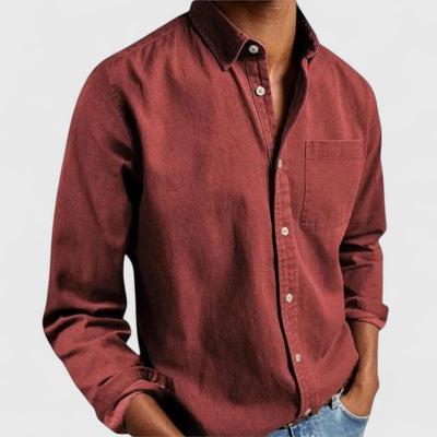 Zayvion | Elegant Long Sleeve Shirt