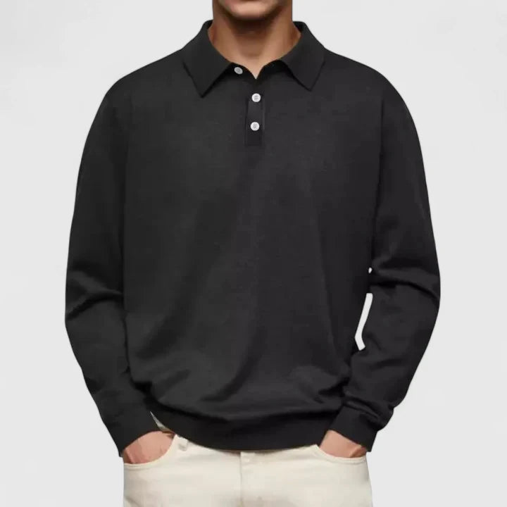 Johnny | Stylish Long Sleeve Polo