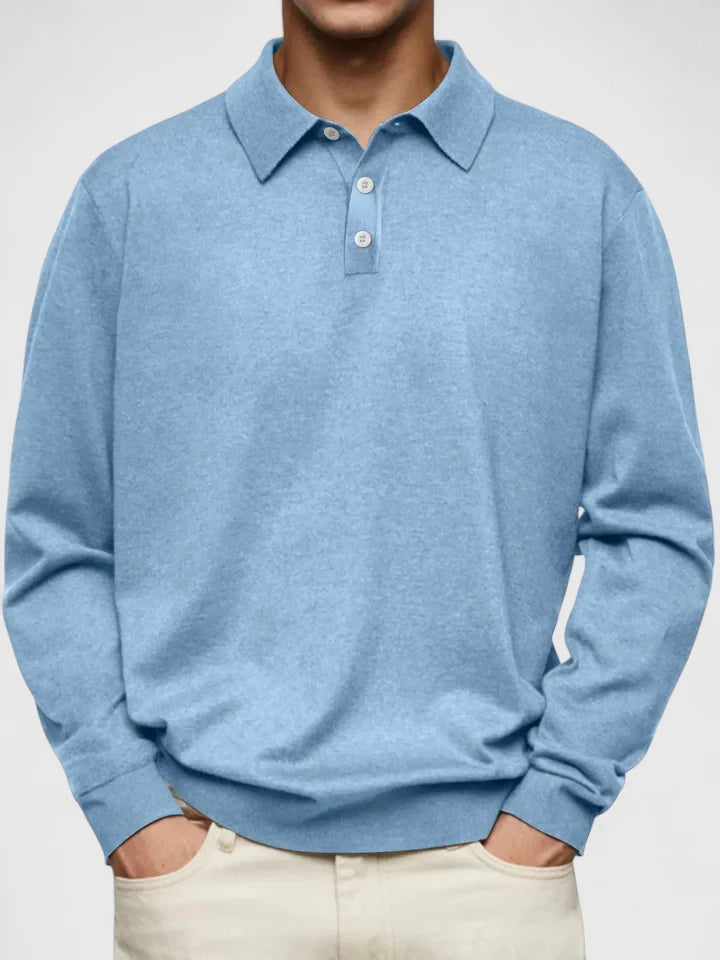 Johnny | Stylish Long Sleeve Polo