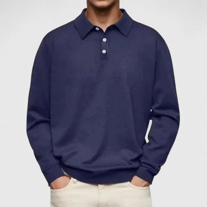 Johnny | Stylish Long Sleeve Polo