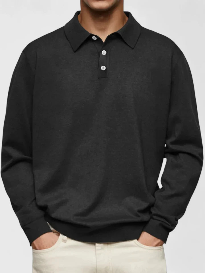 Johnny | Stylish Long Sleeve Polo